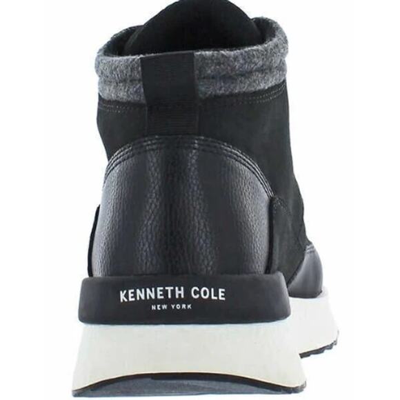 Kenneth Cole Men's Sneaker Boots Shoes High Top Sneaker Black Size 9 or 12 - Picture 5 of 6